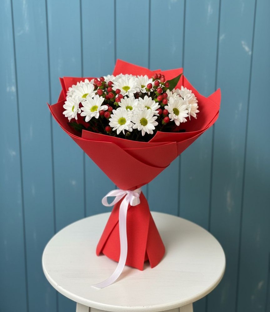 Букет цветов из: Хризантемы в Хатассах