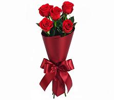 Букет 5 Красных роз Эдлесс Лав в Хатассах