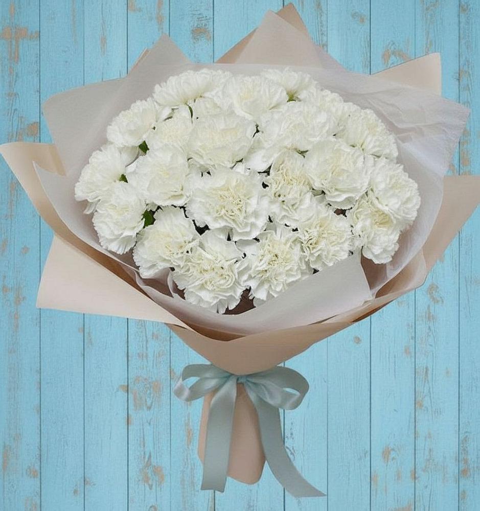 Букет цветов из: Гвоздики в Хатассах