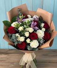 Букет цветов из:  Розы и Альстромерии в Хатассах