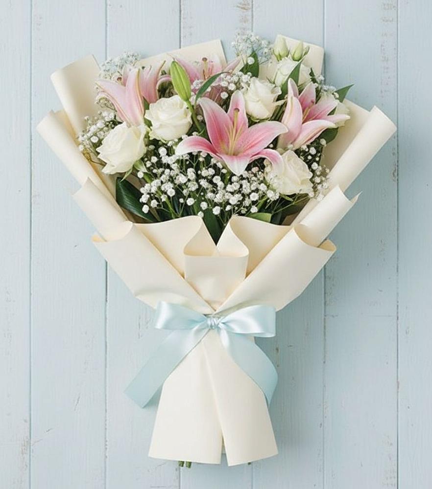 Букет цветов из: Лилии в Хатассах