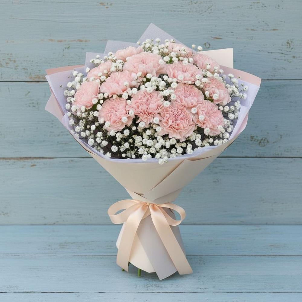 Букет цветов из: Гвоздики в Хатассах