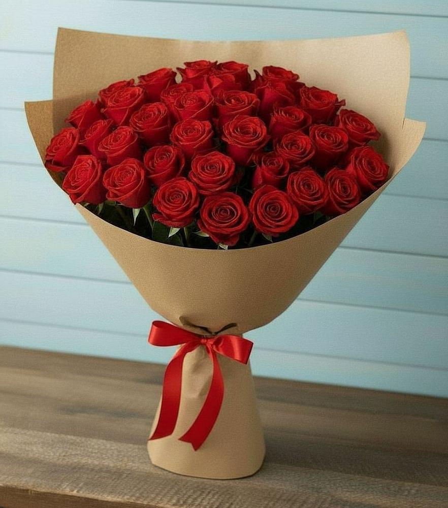 Букет Красные розы Милано в Хатассах