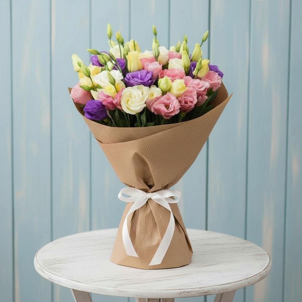 Букет цветов из: Лизиантусы в Хатассах