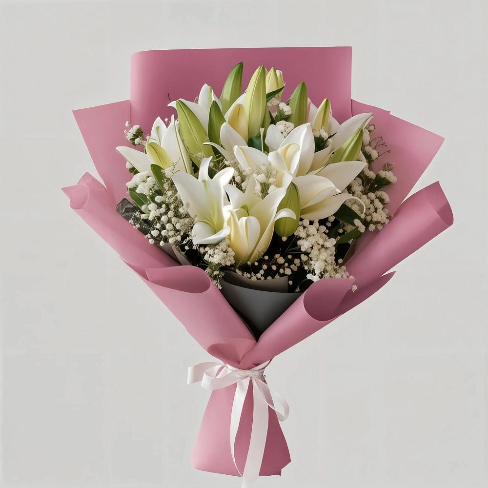 Букет цветов из: Лилии в Хатассах