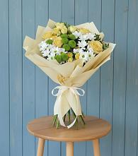 Букет цветов из:  Хризантемы и Розы в Хатассах