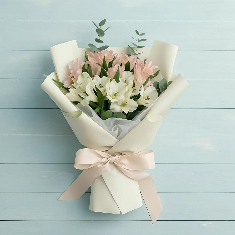 Букет цветов из: Альстромерии в Хатассах