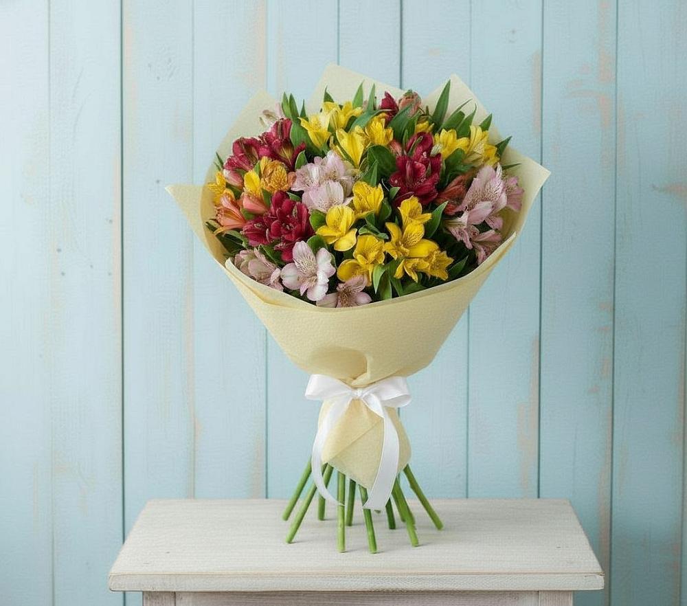 Букет цветов из: Альстромерии в Хатассах